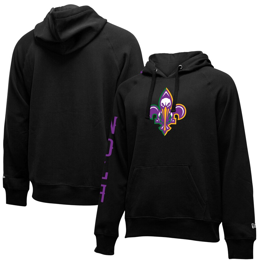 Men's New Orleans Pelicans Black City Edition Club Pullover Hoodie